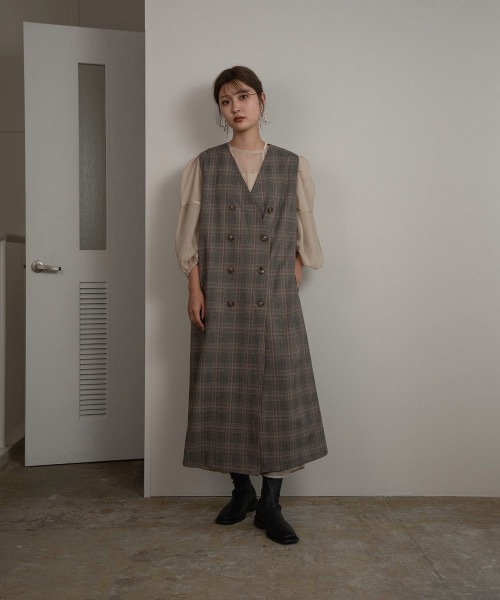 I_am（アイアム）の「puff sleeve sheer ops（ワンピース）」 - WEAR