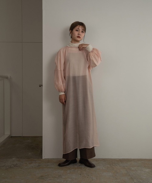 I_am（アイアム）の「puff sleeve sheer ops（ワンピース）」 - WEAR