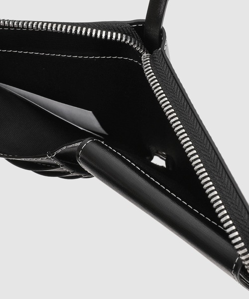 GANNI(ガニー)の「Banner Compact Zip Around Wallet(財布・レディース・ブラック・ONE SIZE)」の7枚目の写真