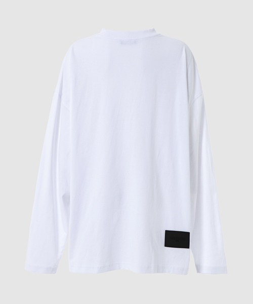 WE11DONE(ウェルダン)の「THUNDER WD LOGO LONG-SLEEVED T-SHIRT(Tシャツ/カットソー・レディース・ホワイト/ブラック・S/M)」の3枚目の写真