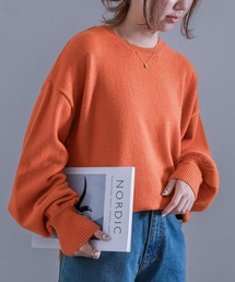 n'OrLABEL | 『ぽわん袖カラーニット』(ニット/セーター)