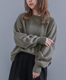 n'OrLABEL | 『ぽわん袖カラーニット』(ニット/セーター)