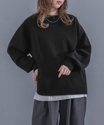 n'OrLABEL | 『ぽわん袖カラーニット』(ニット/セーター)