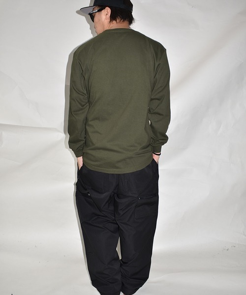 DOUBLE STEAL(ダブルスティール)の「Camo Round 長袖Tシャツ(Tシャツ/カットソー・メンズ・ホワイト/ブラック/アーミー・MEDIUM/LARGE/X-LARGE/XX-LARGE)」の13枚目の写真