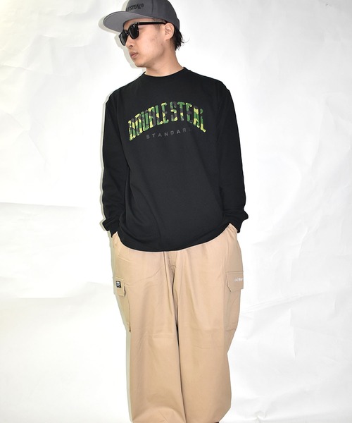 DOUBLE STEAL(ダブルスティール)の「Camo Round 長袖Tシャツ(Tシャツ/カットソー・メンズ・ホワイト/ブラック/アーミー・MEDIUM/LARGE/X-LARGE/XX-LARGE)」の14枚目の写真