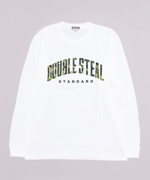 DOUBLE STEAL(ダブルスティール)の「Camo Round 長袖Tシャツ(Tシャツ/カットソー・メンズ・ホワイト/ブラック/アーミー・MEDIUM/LARGE/X-LARGE/XX-LARGE)」の17枚目の写真