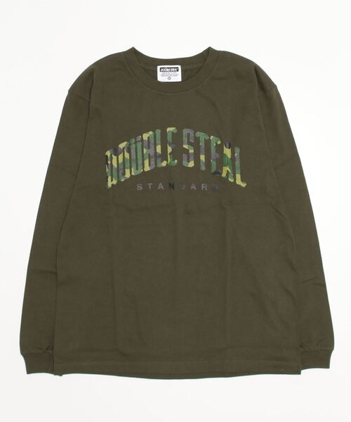 DOUBLE STEAL(ダブルスティール)の「Camo Round 長袖Tシャツ(Tシャツ/カットソー・メンズ・ホワイト/ブラック/アーミー・MEDIUM/LARGE/X-LARGE/XX-LARGE)」の18枚目の写真
