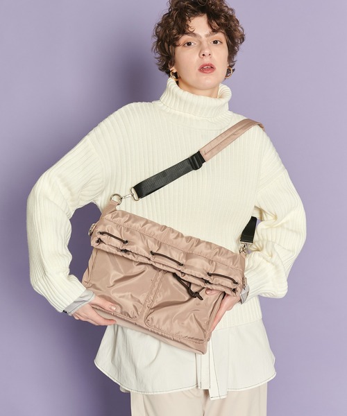 casane（カサネ）の「リブルーズタートルニット（ニット/セーター・レディース・ブラック/ホワイト・FREE）」の11枚目の写真