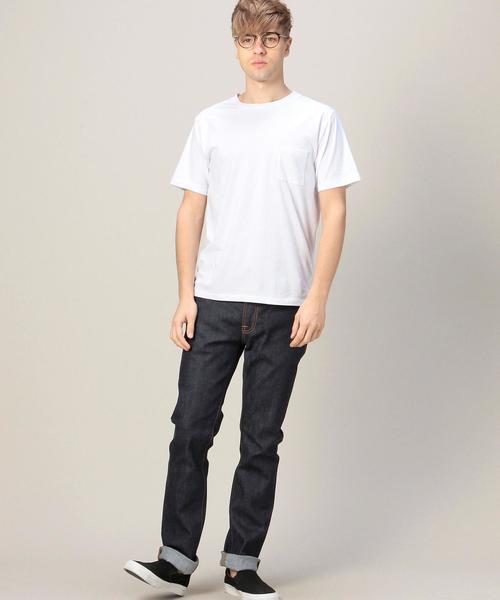 BEAUTY&YOUTH UNITED ARROWS（ビューティーアンドユースユナイテッドアローズ）の「＜BIG JOHN（ビッグジョン）＞ NEEDLE/デニムパンツ◆（デニムパンツ・メンズ・ネイビー・28inch/34inch/30inch/32inch）」の4枚目の写真