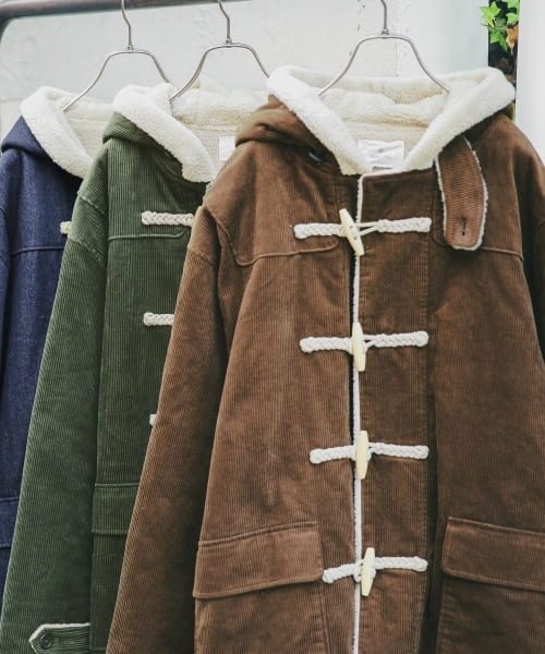URBAN RESEARCH Sonny Label（アーバンリサーチサニーレーベル）の「ボアライナーダッフルコート（ダッフルコート・メンズ・カーキ/ブラウン/インディゴブルー・MEDIUM/LARGE）」の6枚目の写真