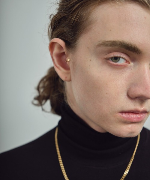 and cloud（アンドクラウド）の「Moon / Star Set Tragus Cuff（イヤーカフ・レディース・シルバー/ブラック/イエローゴールド・FREE）」の7枚目の写真