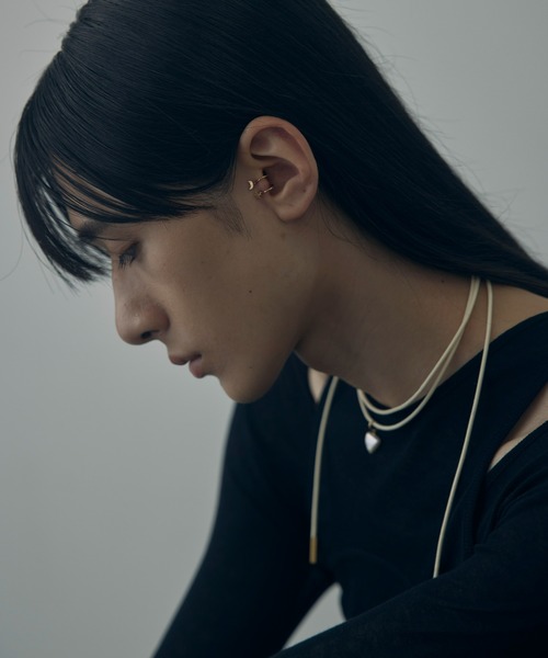 and cloud（アンドクラウド）の「Moon / Star Set Tragus Cuff（イヤーカフ・レディース・シルバー/ブラック/イエローゴールド・FREE）」の15枚目の写真