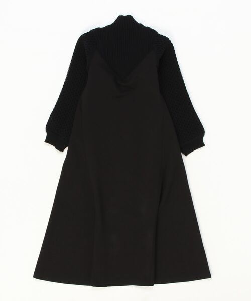 AULA AILA（アウラアイラ）の「AULA AILA（アウラ アイラ）別注フレアワンピース（ワンピース・レディース・ブラック/ブルー・0）」の3枚目の写真