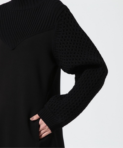 AULA AILA（アウラアイラ）の「AULA AILA（アウラ アイラ）別注フレアワンピース（ワンピース・レディース・ブラック/ブルー・0）」の9枚目の写真