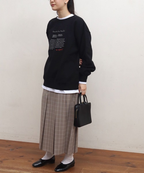 fig London(フィグロンドン)の「●recipe sweat(スウェット・レディース・ブラック/ボルドー/ベージュ・FREE)」の20枚目の写真