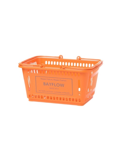 BAYFLOW(ベイフロー)の「BFレジカゴミニ3(インテリア雑貨・レディース・グレー/ブラック/ネイビー/オレンジ・0)」の4枚目の写真