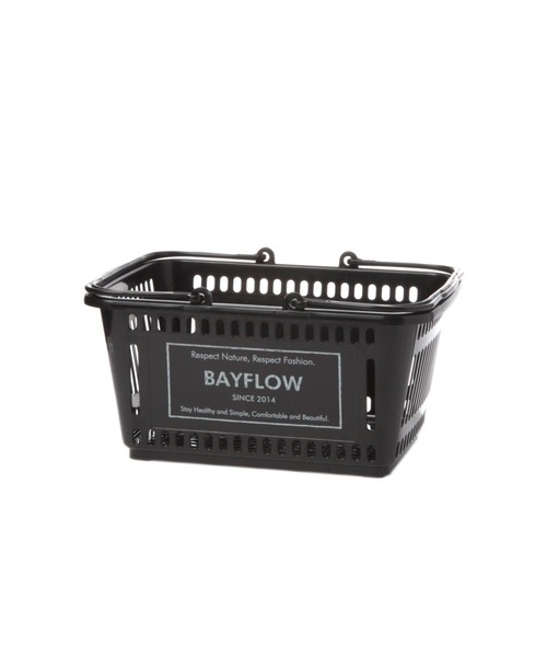BAYFLOW(ベイフロー)の「BFレジカゴミニ3(インテリア雑貨・レディース・グレー/ブラック/ネイビー/オレンジ・0)」の2枚目の写真