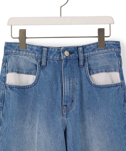 Healthy denim（ヘルシーデニム）の「【Healthy Denim】別注 Chili Pepper Highrise Straight（デニムパンツ・レディース・ブルー・2/3/1/0）」の11枚目の写真