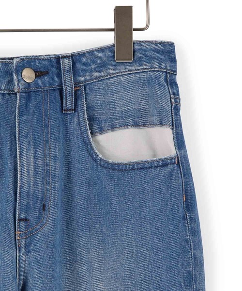 Healthy denim（ヘルシーデニム）の「【Healthy Denim】別注 Chili Pepper Highrise Straight（デニムパンツ・レディース・ブルー・2/3/1/0）」の5枚目の写真