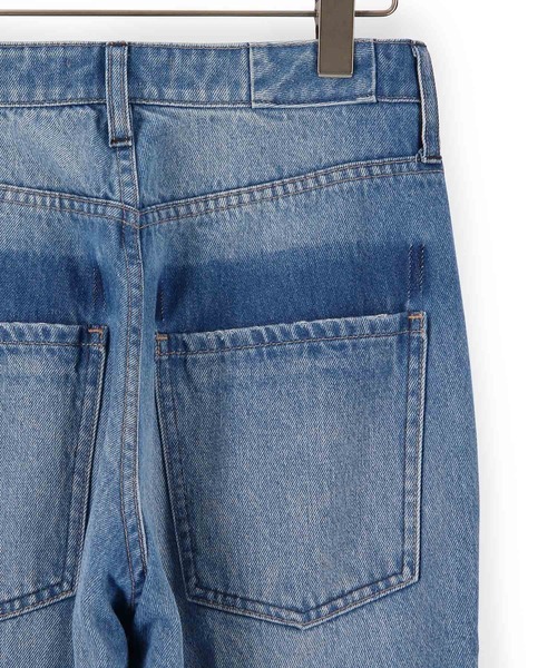 Healthy denim（ヘルシーデニム）の「【Healthy Denim】別注 Chili Pepper Highrise Straight（デニムパンツ・レディース・ブルー・2/3/1/0）」の3枚目の写真