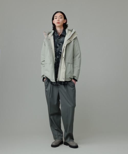 ADAM ET ROPE'(アダムエロペ)の「ボタニカルプリント ビッグシルエット レギュラーカラーシャツ(シャツ/ブラウス・メンズ・ダークグリーン/スミクロ・M/L)」の18枚目の写真