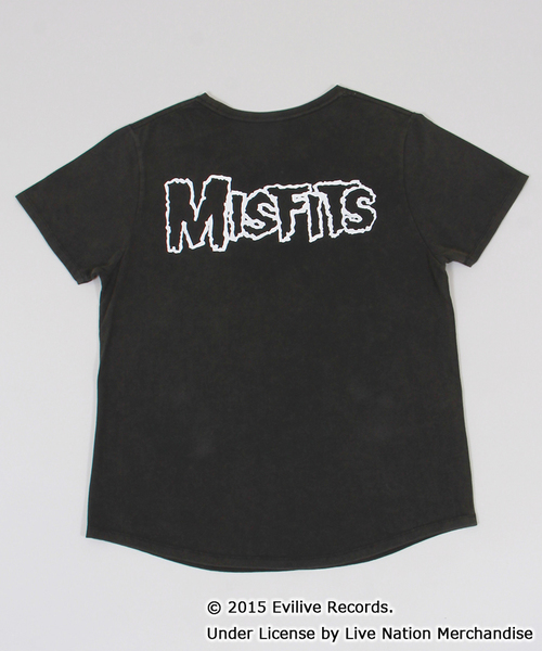 WEGO（ウィゴー）の「∴WEGO/MISFITSバンドT(S)（Tシャツ/カットソー・メンズ・ブラック/ブラック系その他・LARGE/MEDIUM）」の3枚目の写真