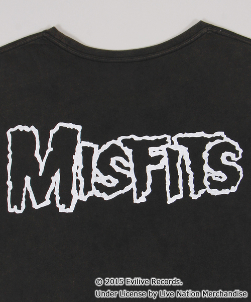 WEGO（ウィゴー）の「∴WEGO/MISFITSバンドT(S)（Tシャツ/カットソー・メンズ・ブラック/ブラック系その他・LARGE/MEDIUM）」の5枚目の写真