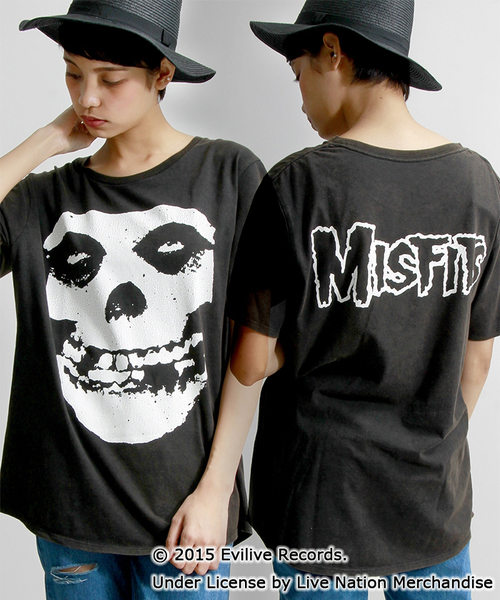 WEGO（ウィゴー）の「∴WEGO/MISFITSバンドT(S)（Tシャツ/カットソー・メンズ・ブラック/ブラック系その他・LARGE/MEDIUM）」の7枚目の写真