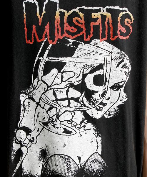 WEGO（ウィゴー）の「∴WEGO/MISFITSバンドT(S)（Tシャツ/カットソー・メンズ・ブラック/ブラック系その他・LARGE/MEDIUM）」の13枚目の写真