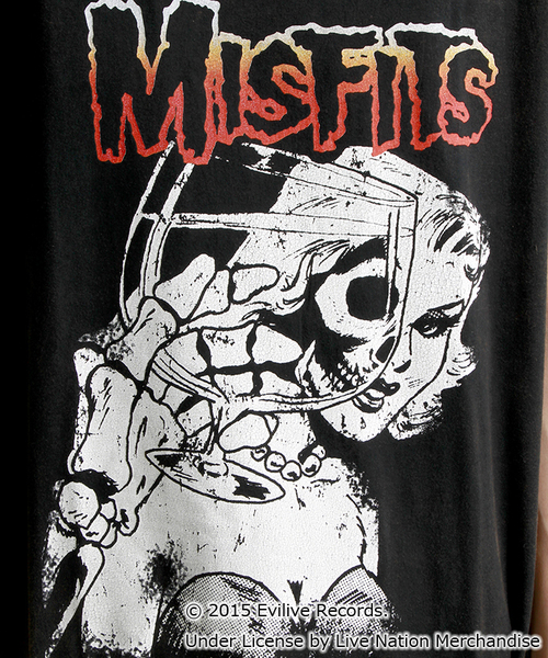 WEGO（ウィゴー）の「∴WEGO/MISFITSバンドT(S)（Tシャツ/カットソー・メンズ・ブラック/ブラック系その他・LARGE/MEDIUM）」の10枚目の写真