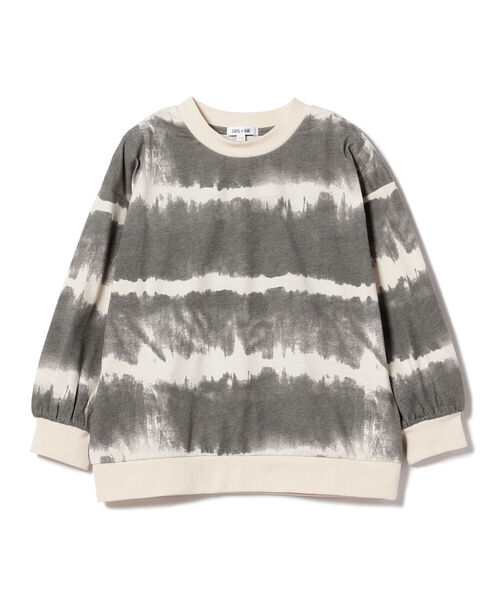 B:MING by BEAMS(ビーミングバイビームス)の「B:MING by BEAMS / タイダイ ロングスリーブ Tシャツ(100~140cm)(Tシャツ/カットソー・キッズ・チャコールグレー/レッド系その他7・140/110/100/130/120)」の2枚目の写真