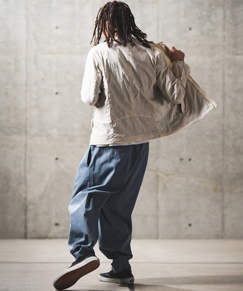 GLIMCLAP（グリムクラップ）の「mj9059- Wrinkles processing material riders jacket ライダースジャケット（ライダースジャケット・メンズ・ライトグレー/ブラック・S/M/L）」の10枚目の写真