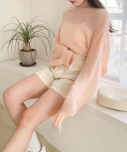 Heather（ヘザー）の「2WAYスラックスパンツ　187357（スラックス・レディース・アイボリー/ブラック/グレー/ブルー系その他/ブラック系その他・FREE）」の10枚目の写真