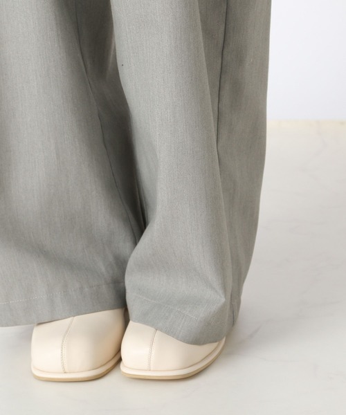 Heather（ヘザー）の「2WAYスラックスパンツ　187357（スラックス・レディース・アイボリー/ブラック/グレー/ブルー系その他/ブラック系その他・FREE）」の19枚目の写真