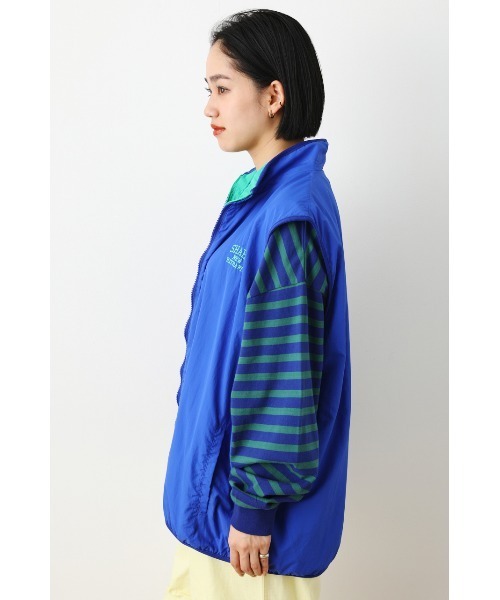 RODEO CROWNS WIDE BOWL（ロデオクラウンズワイドボウル）の「SHARE NYLON VEST（ベスト・レディース・グリーン/ブラック/ブルー/パープル・FREE）」の18枚目の写真