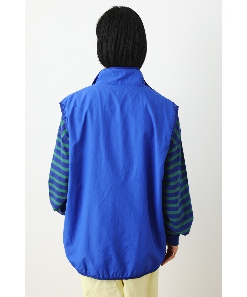 RODEO CROWNS WIDE BOWL（ロデオクラウンズワイドボウル）の「SHARE NYLON VEST（ベスト・レディース・グリーン/ブラック/ブルー/パープル・FREE）」の6枚目の写真