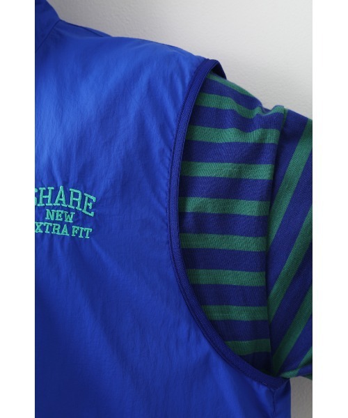 RODEO CROWNS WIDE BOWL（ロデオクラウンズワイドボウル）の「SHARE NYLON VEST（ベスト・レディース・グリーン/ブラック/ブルー/パープル・FREE）」の12枚目の写真