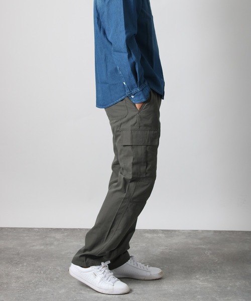 NYLAUS(ナイラス)の「【Nylaus】ストレートシルエット カーゴパンツ ロングパンツ イージーパンツ(カーゴパンツ・メンズ・ブラック/ベージュ/チャコール/カーキ・M/S/L/LL)」の18枚目の写真