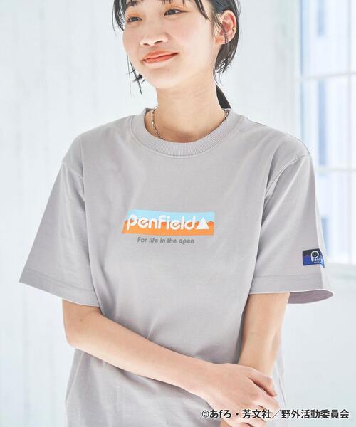 PENFIELD USA（ペンフィールドユーエスエー）の「Penfield（ペンフィールド）×ゆるキャン△×coen（コーエン）トリプルコラボTシャツ（Tシャツ/カットソー・レディース・ブラック/ホワイト/ライトグレー・M/L）」の12枚目の写真
