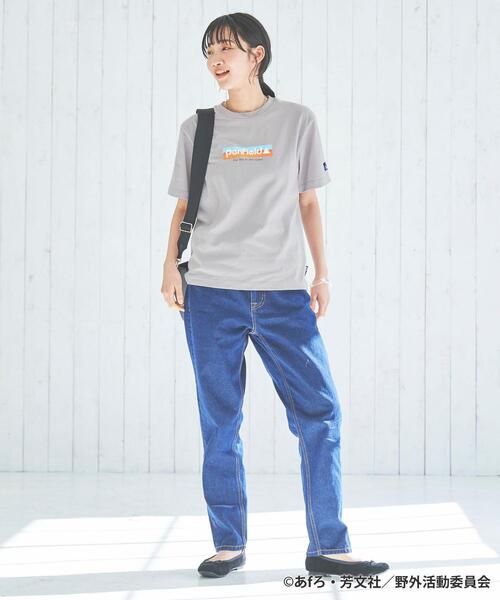 PENFIELD USA（ペンフィールドユーエスエー）の「Penfield（ペンフィールド）×ゆるキャン△×coen（コーエン）トリプルコラボTシャツ（Tシャツ/カットソー・レディース・ブラック/ホワイト/ライトグレー・M/L）」の8枚目の写真