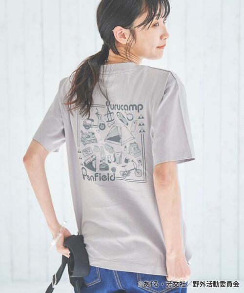 PENFIELD USA（ペンフィールドユーエスエー）の「Penfield（ペンフィールド）×ゆるキャン△×coen（コーエン）トリプルコラボTシャツ（Tシャツ/カットソー・レディース・ブラック/ホワイト/ライトグレー・M/L）」の20枚目の写真