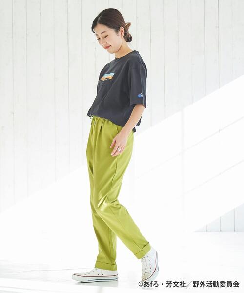 PENFIELD USA（ペンフィールドユーエスエー）の「Penfield（ペンフィールド）×ゆるキャン△×coen（コーエン）トリプルコラボTシャツ（Tシャツ/カットソー・レディース・ブラック/ホワイト/ライトグレー・M/L）」の14枚目の写真