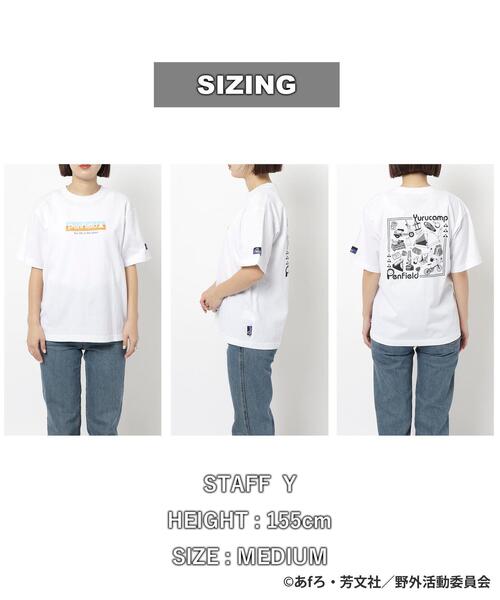 PENFIELD USA（ペンフィールドユーエスエー）の「Penfield（ペンフィールド）×ゆるキャン△×coen（コーエン）トリプルコラボTシャツ（Tシャツ/カットソー・レディース・ブラック/ホワイト/ライトグレー・M/L）」の22枚目の写真