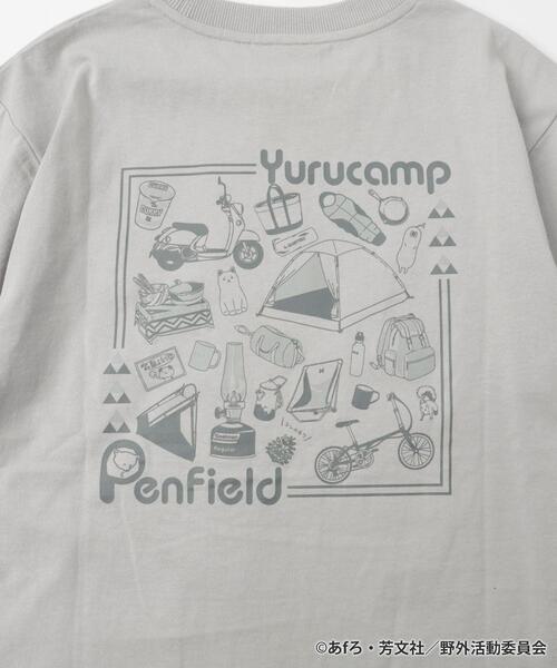 PENFIELD USA（ペンフィールドユーエスエー）の「Penfield（ペンフィールド）×ゆるキャン△×coen（コーエン）トリプルコラボTシャツ（Tシャツ/カットソー・レディース・ブラック/ホワイト/ライトグレー・M/L）」の11枚目の写真