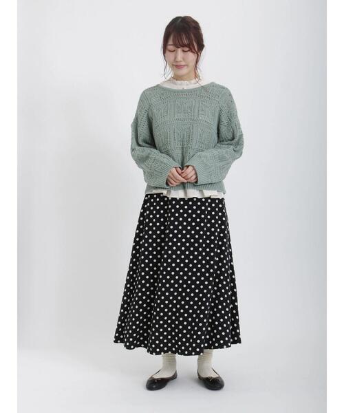 Samansa Mos2(サマンサ モスモス)の「前後着レース襟ブラウス(シャツ/ブラウス・レディース・キナリ/ベージュ/ブルー/ブラック・フリ-)」の14枚目の写真