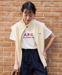 FREAK'S STORE | TOWN CRAFT × FREAK'S STORE/タウンクラフト theFOX 天竺ジップアップニットベスト(ベスト)