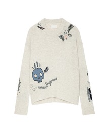 ZADIG&VOLTAIRE（ザディグ　エ　ヴォルテール）の「MARKUS WS MULTI LEAVES（ニット/セーター）」