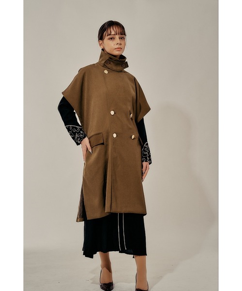 Adoon plain（アドーンプレーン）の「【Oversized gold button gilet】/オーバーサイズ金ボタンジレ(セットアップ対応)（ベスト・メンズ・ブラック/カーキブラウン・MEDIUM/LARGE）」の17枚目の写真