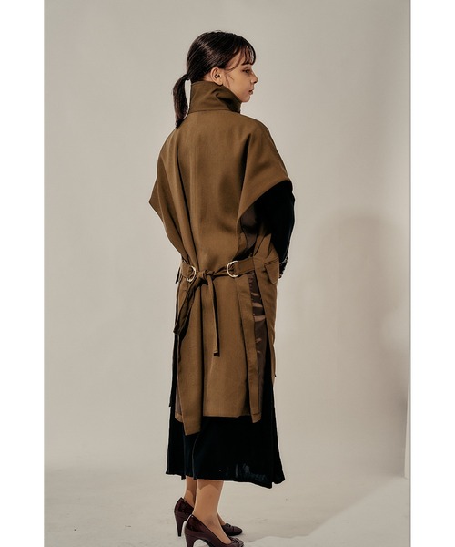 Adoon plain（アドーンプレーン）の「【Oversized gold button gilet】/オーバーサイズ金ボタンジレ(セットアップ対応)（ベスト・メンズ・ブラック/カーキブラウン・MEDIUM/LARGE）」の18枚目の写真