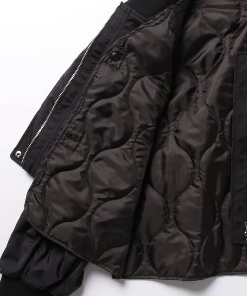 ROSE BUD(ローズバッド)の「クロップドMA-1(MA-1・レディース・ブラウン/ブラック・FREE)」の3枚目の写真